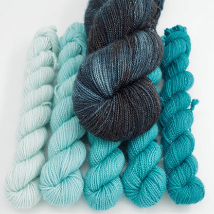 Teal Ombré Shawl Kit