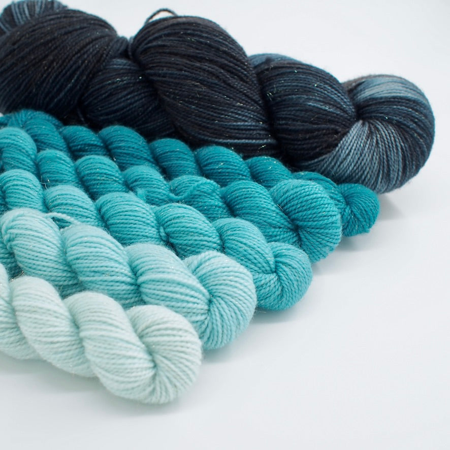 Teal Ombré Shawl Kit