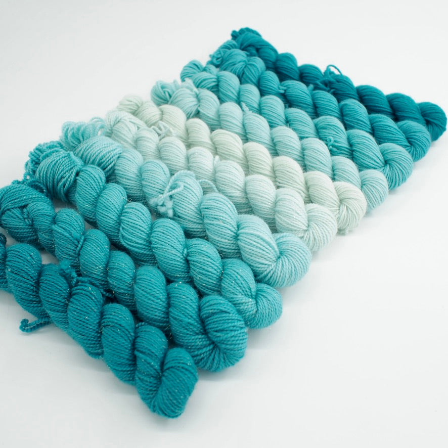 Teal Ombré Shawl Kit