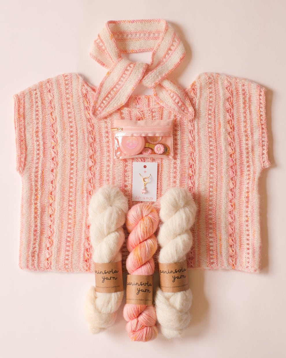 Spring Kit - Life is Cozy, Peninsula Yarn